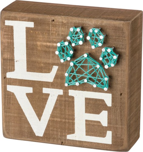 Pet love string art - pet, paw